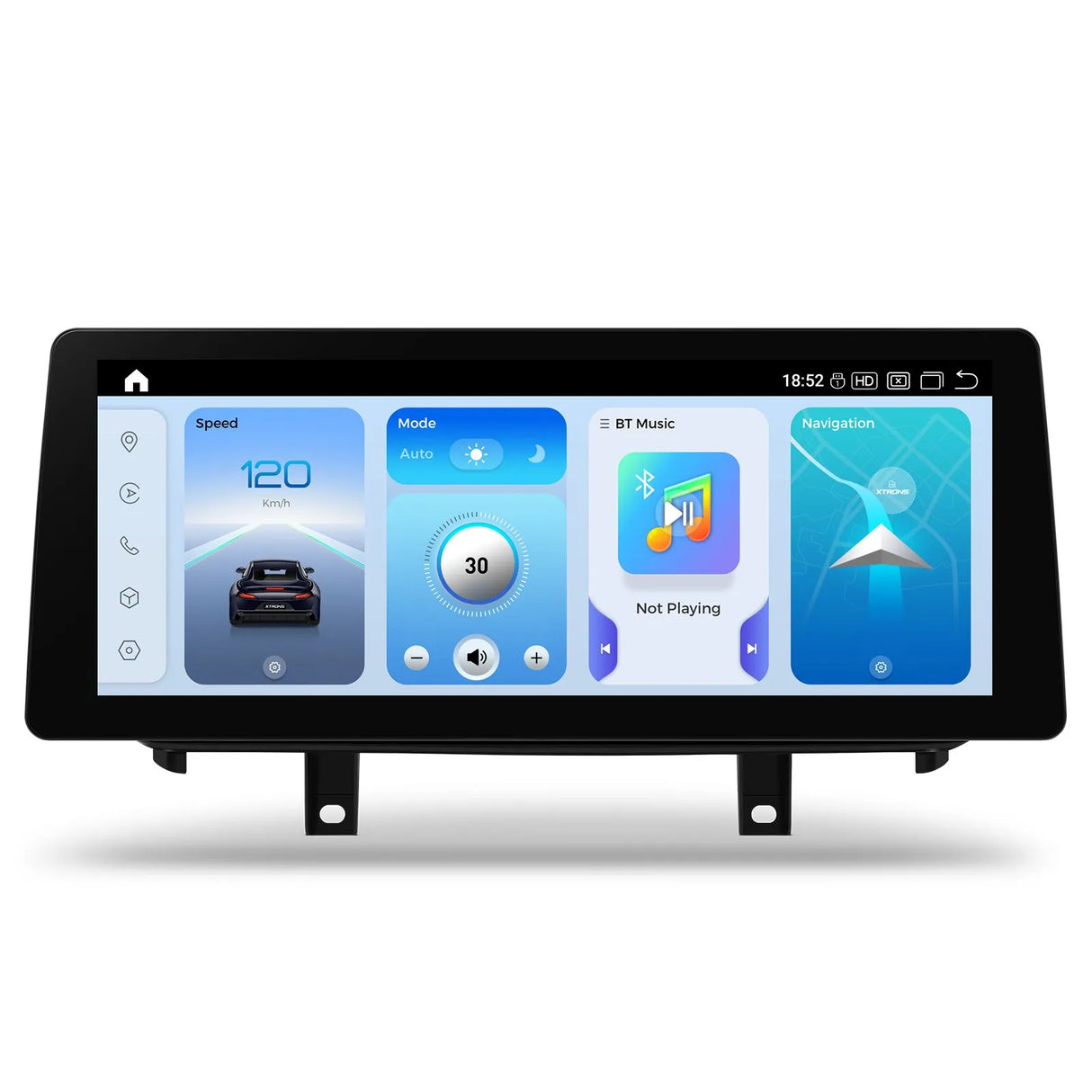 Xtrons Q Series 12.3" Head Unit Display Upgrade For BMW 3/4 Series M3/M4 F3X/F8X 2016+ (NBT EVO) | 8GB RAM & 128GB ROM
