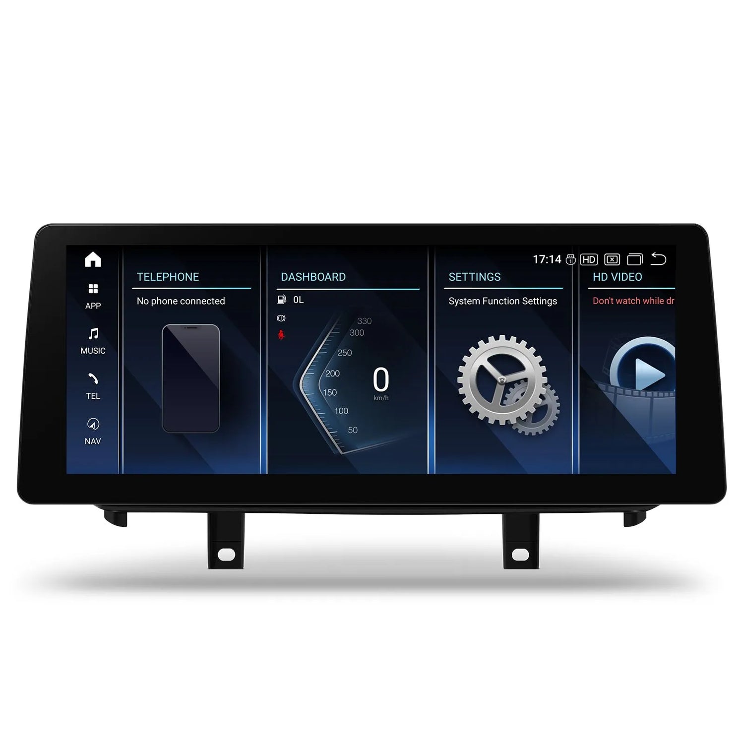 Xtrons Q Series 12.3" Head Unit Display Upgrade For BMW 3/4 Series M3/M4 F3X/F8X 2016+ (NBT EVO) | 8GB RAM & 128GB ROM