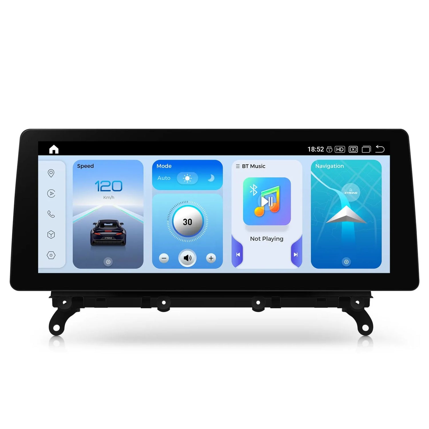 Xtrons Q Series 12.3" Head Unit Display Upgrade For BMW X3 F25 2011-2013 (CIC) | 8GB RAM & 128GB ROM