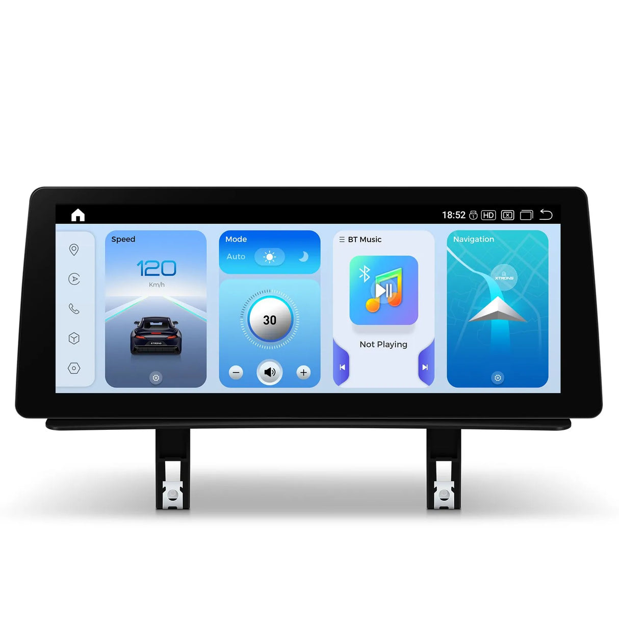 Xtrons Q Series 12.3" Head Unit Display Upgrade For BMW 1 Series E8X (No Original Display) | 8GB RAM & 128GB ROM