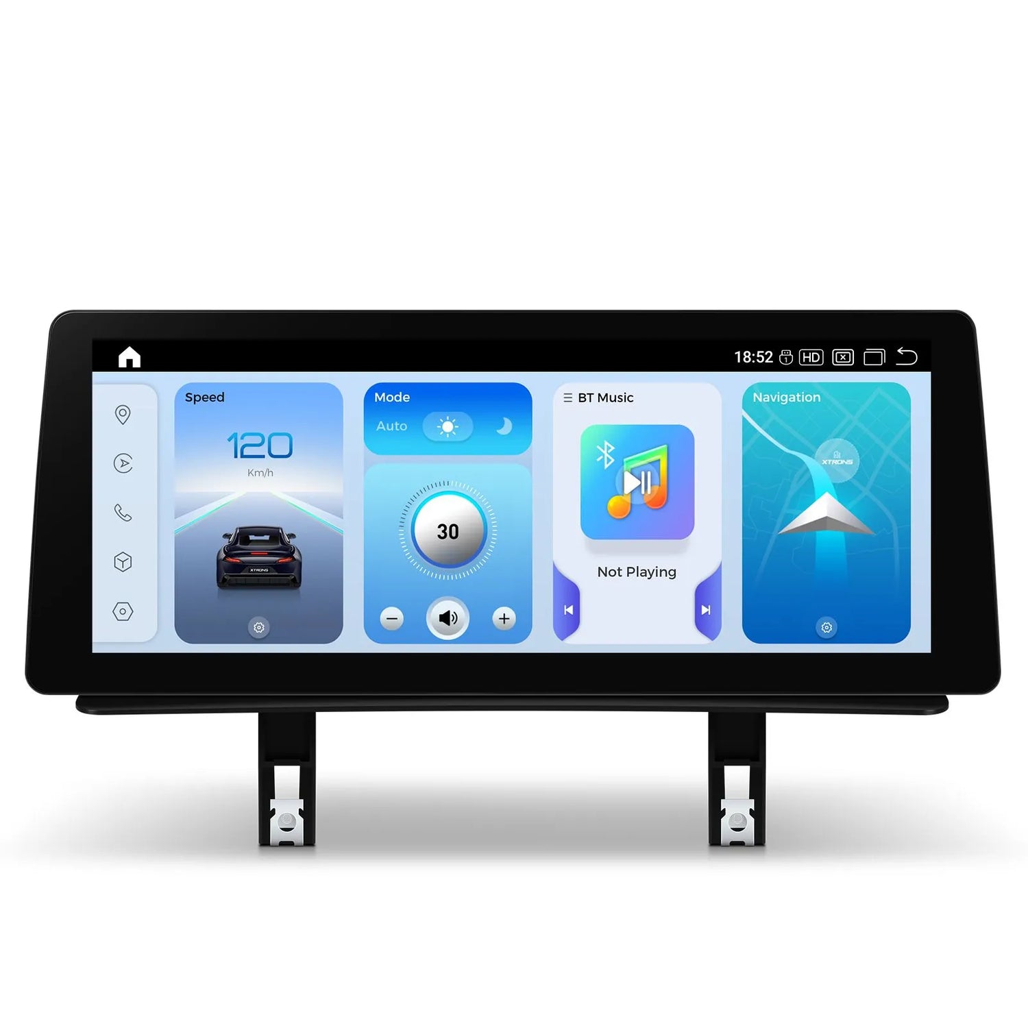 Xtrons Q Series 12.3" Head Unit Display Upgrade For BMW 1 Series E8X (No Original Display) | 8GB RAM & 128GB ROM