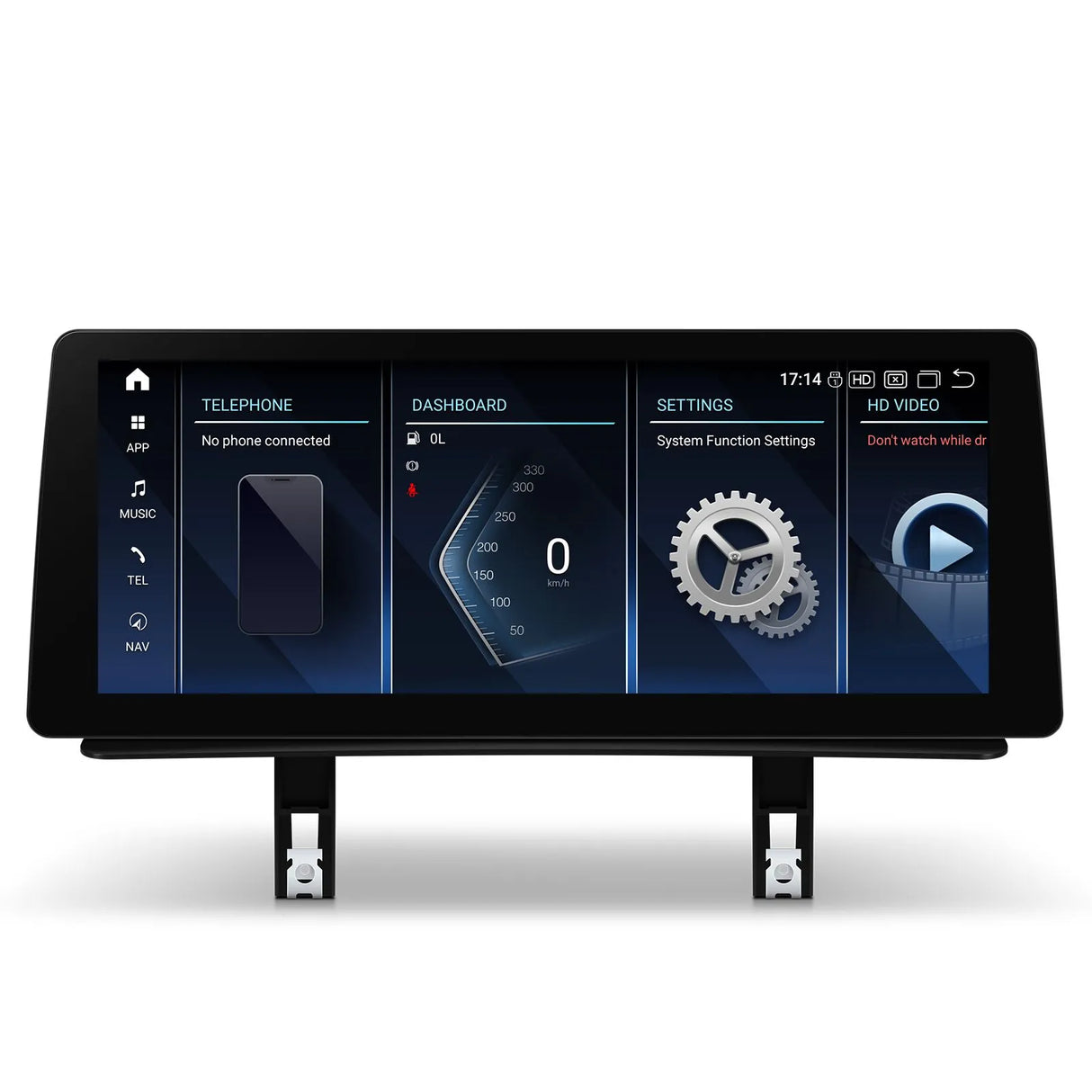 Xtrons Q Series 12.3" Head Unit Display Upgrade For BMW 1 Series E8X (No Original Display) | 8GB RAM & 128GB ROM