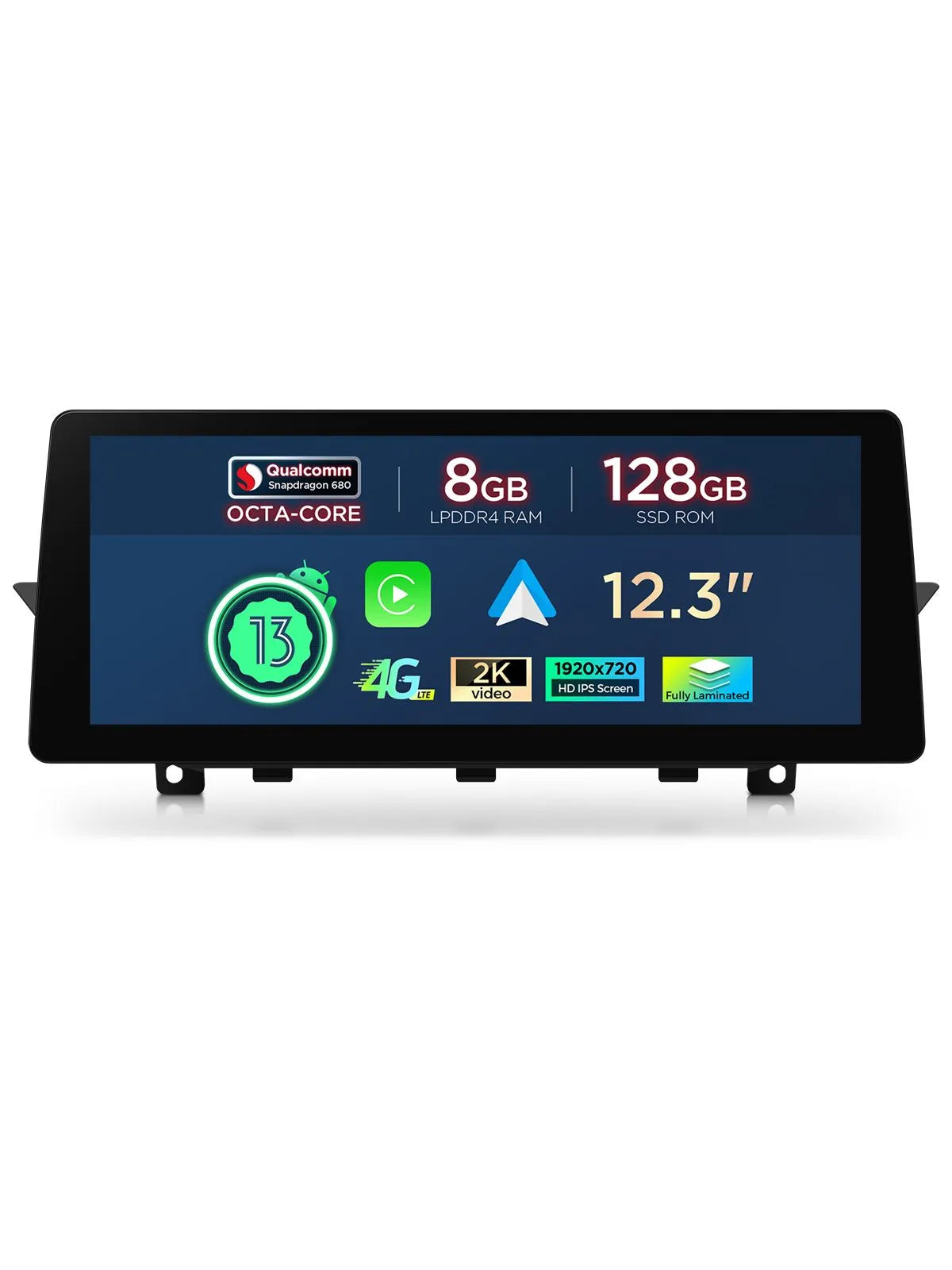 Xtrons Q Series 12.3" Head Unit Display Upgrade For BMW X1 E84 (No Original Display) | 8GB RAM & 128GB ROM