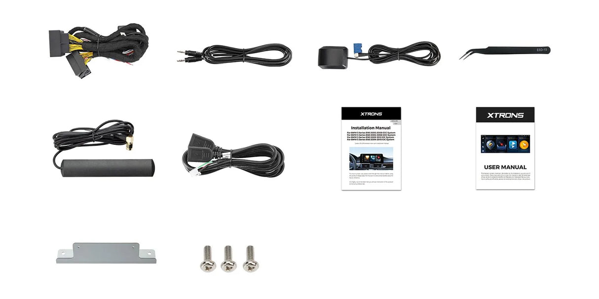 Xtrons 12.3" Head Unit Display Upgrade For BMW 3 Series/M3 E9X 2004-2008 (CCC) | 4GB RAM & 64ROM
