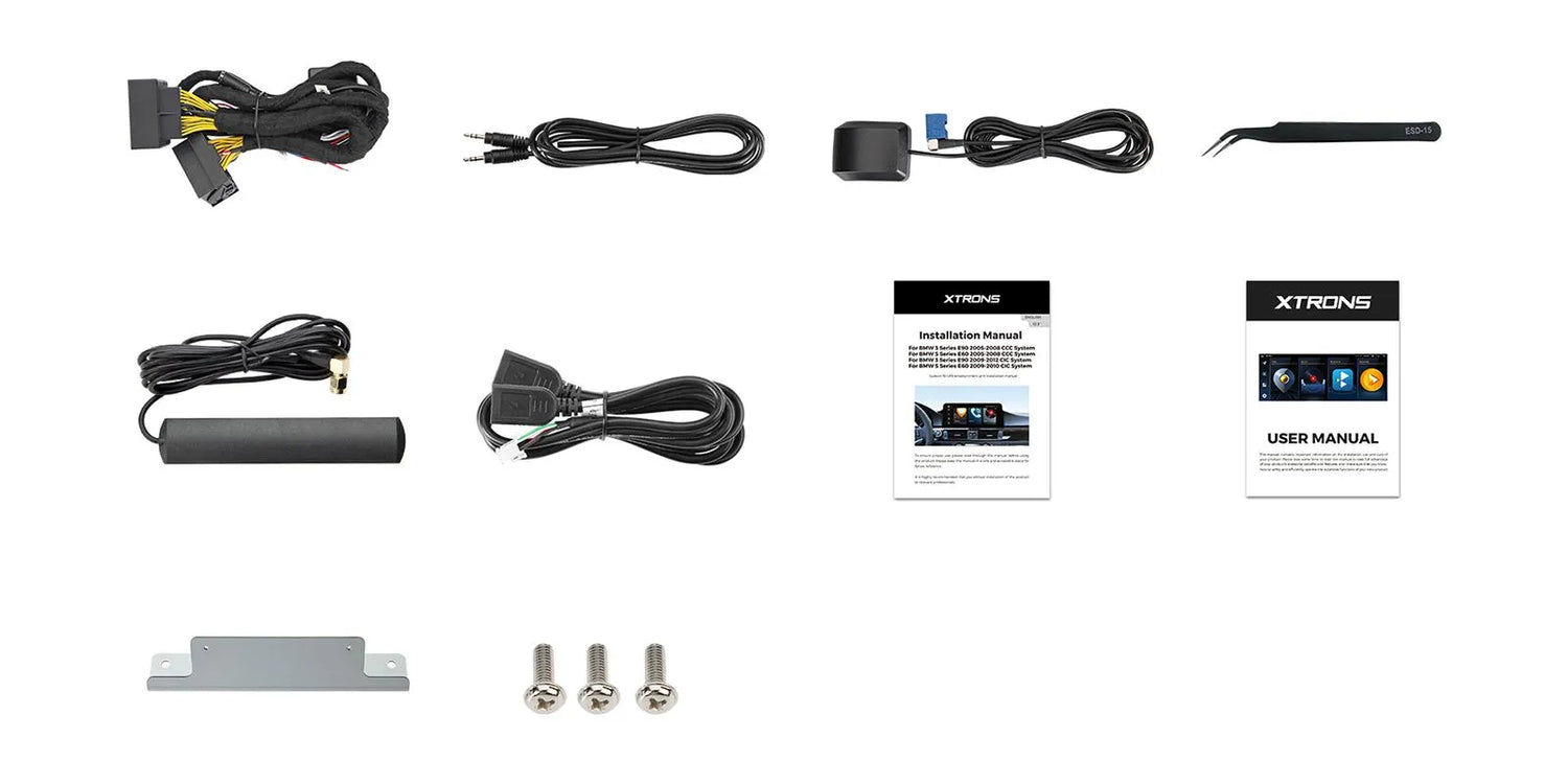 Xtrons 12.3" Head Unit Display Upgrade For BMW 3 Series/M3 E9X 2004-2008 (CCC) | 4GB RAM & 64ROM