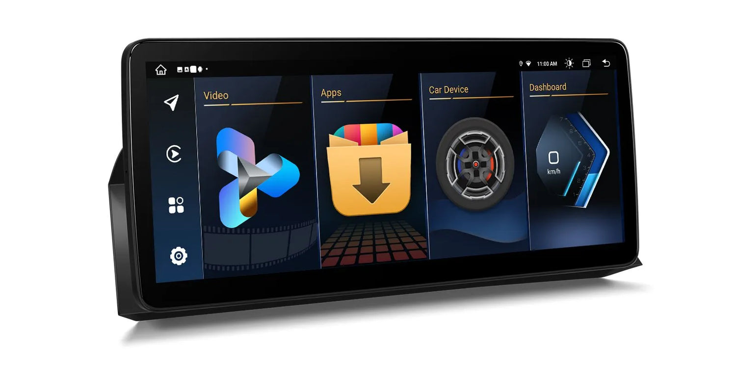 Xtrons 12.3" Head Unit Display Upgrade For BMW 5 Series/M5 E60/E61 2009-2012 (CIC) | 4GB RAM & 64GB ROM