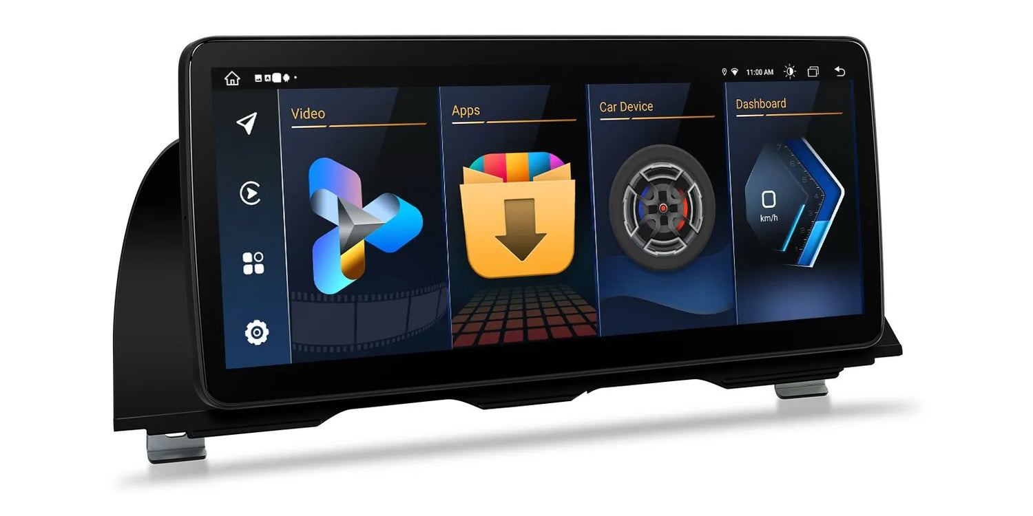 Xtrons 12.3" Head Unit Display Upgrade For BMW 5 Series F10/F11 2011-2012 (CIC) | 4GB RAM & 64GB ROM