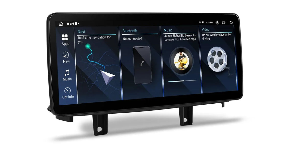 Xtrons 12.3" Head Unit Display Upgrade For BMW X5/X6 X5M/X6M F15/F16 F85/F86 2017-2018 (NBT EVO) | 4GB RAM & 64GB ROM