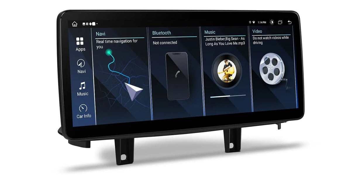 Xtrons 12.3" Head Unit Display Upgrade For BMW X5/X6 X5M/X6M F15/F16 F85/F86 2014-2017 (NBT) | 4GB RAM & 64GB ROM