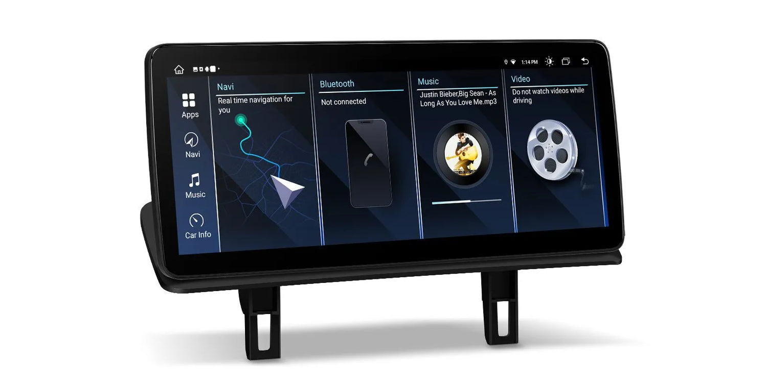 Xtrons 12.3" Head Unit Display Upgrade For BMW 1 Series E8X 2006-2012 (No Original Display) | 4GB RAM & 64GB ROM