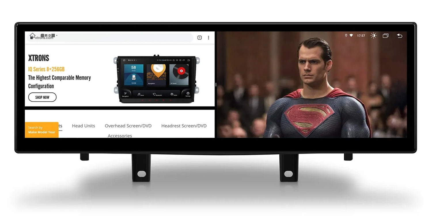Xtrons 14.9" Head Unit Display Upgrade For BMW X5/X6 X5M/X6M F15/F16 F85/F86 2014-2017 (NBT)
