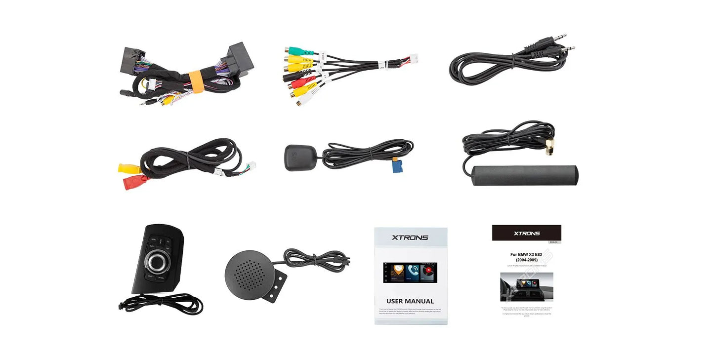 Xtrons Head Unit For BMW X3 E83 2004-2009 | Android 12 | 4GB +64GB Rom | Fully Laminated |