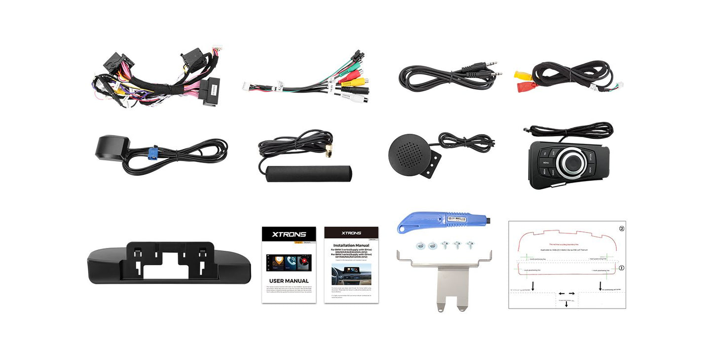 Xtrons Head Unit For BMW 3 Series E9X 2008-2012 | Fully Laminated | 8GB + 128GB ROM | No Original Display |