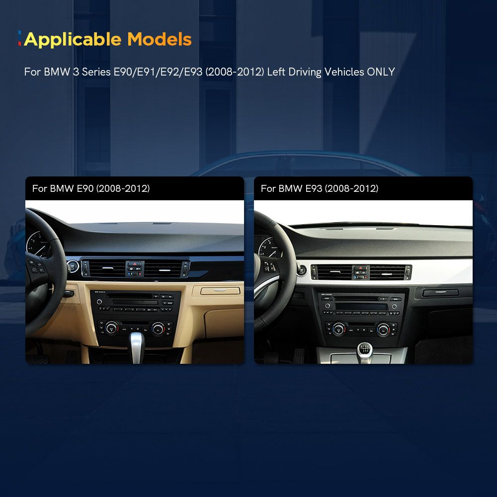 Xtrons Head Unit For BMW 3 Series E9X 2008-2012 | Fully Laminated | 8GB + 128GB ROM | No Original Display |