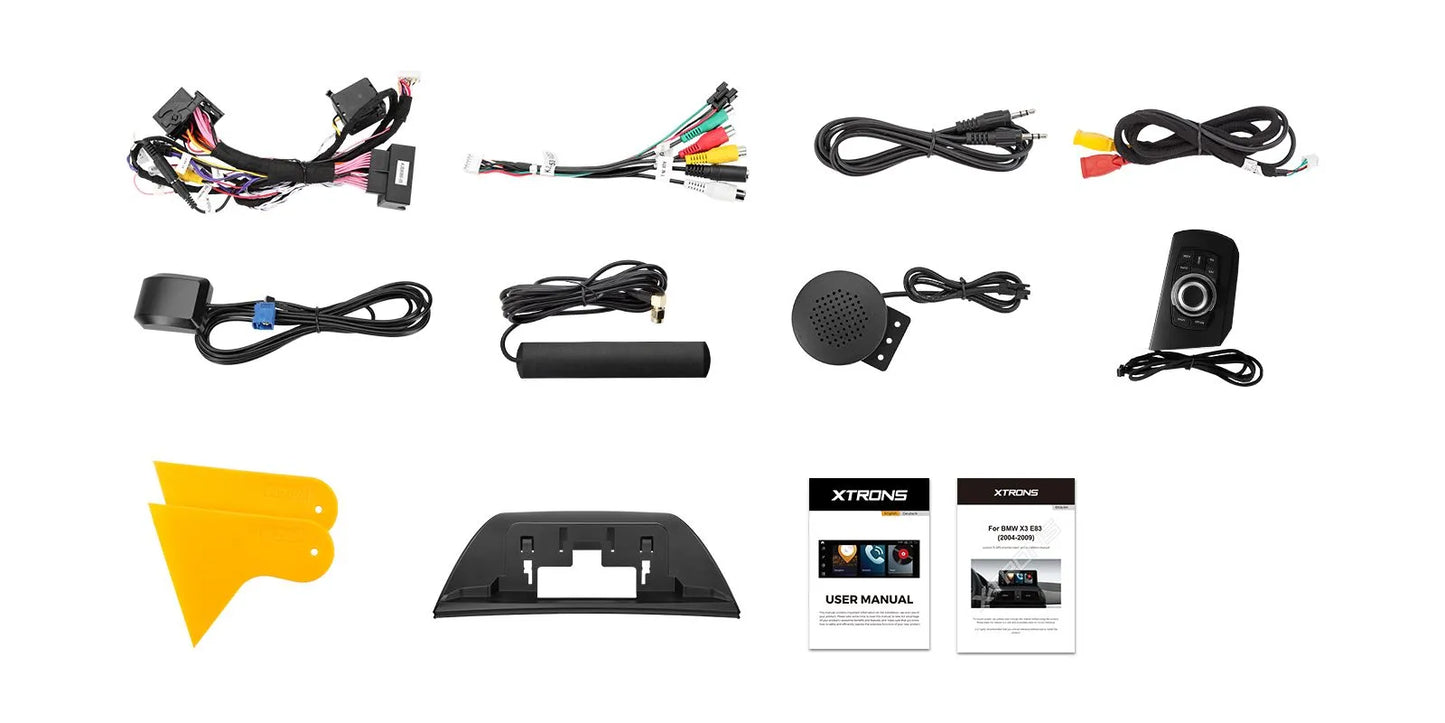 Xtrons Head Unit For BMW 2004-2009 X3 E83 | Octa- Core |6GB RAM & 128GB ROM| No Original Display |