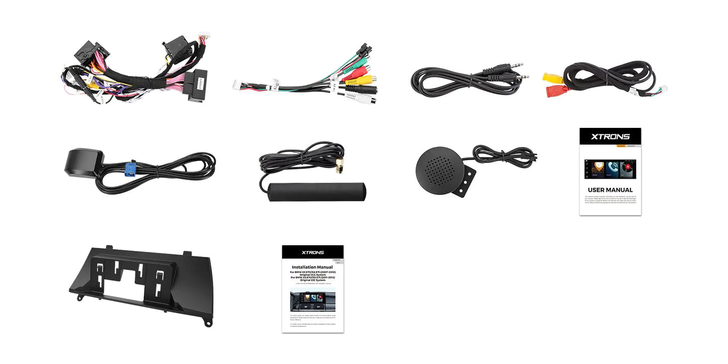 Xtrons Head Unit for BMW X5/X6 E70 07-10 | CIC | Octa-Core | 6GB RAM & 128GB ROM |