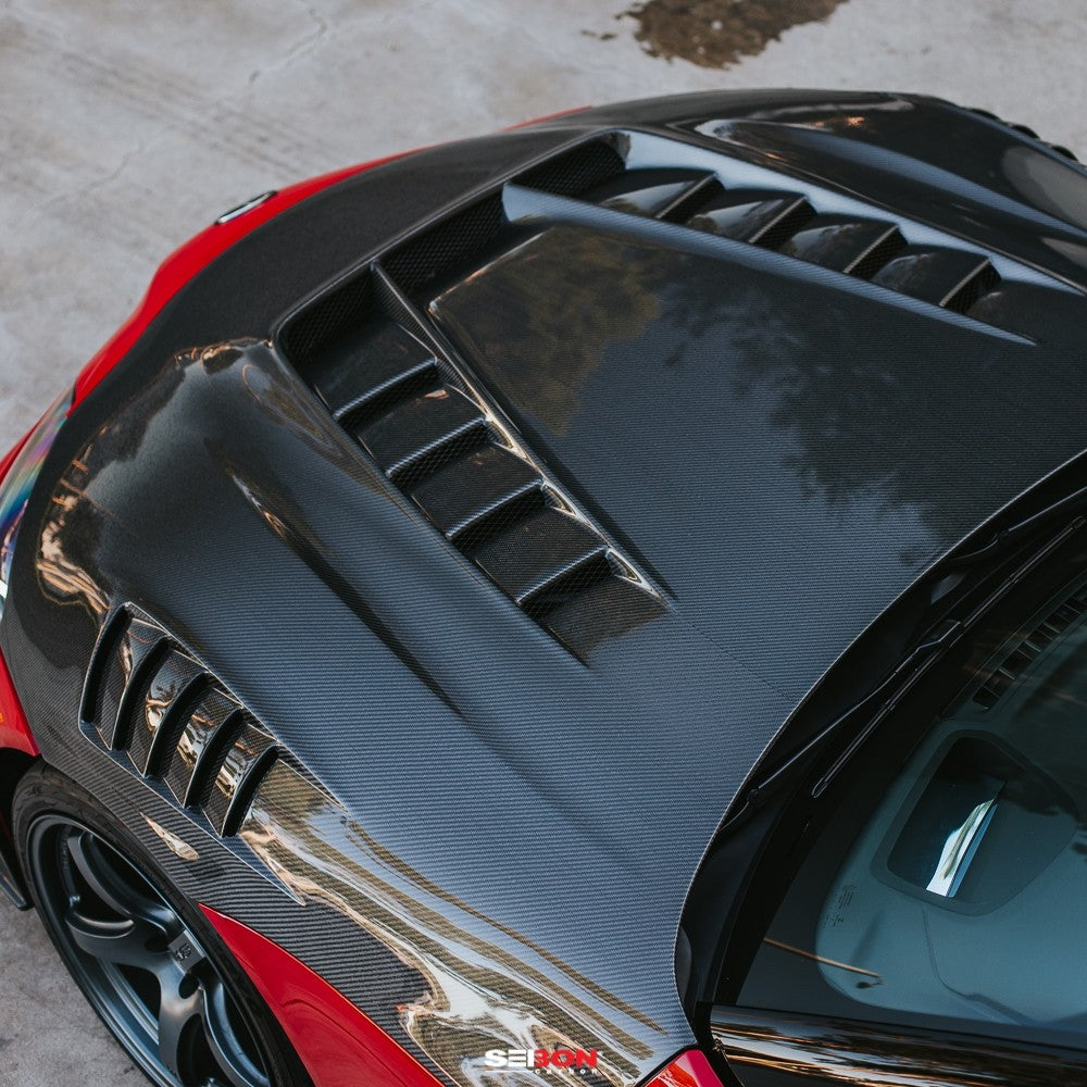 Seibon Carbon Fiber Hoods for 20-23 Toyota GR Supra