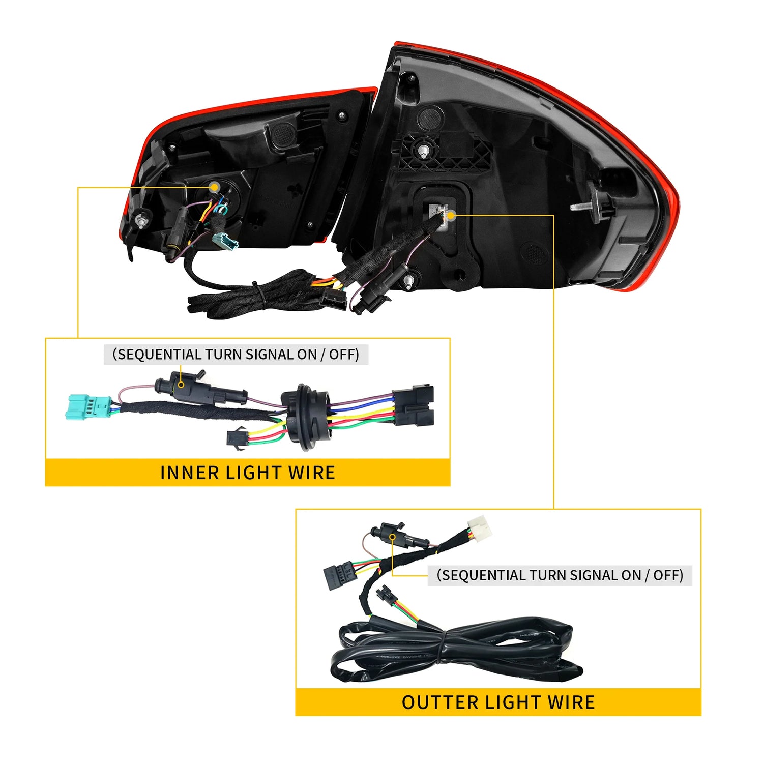 VLAND OLED Tail Lights For BMW 5 Series F10 F18