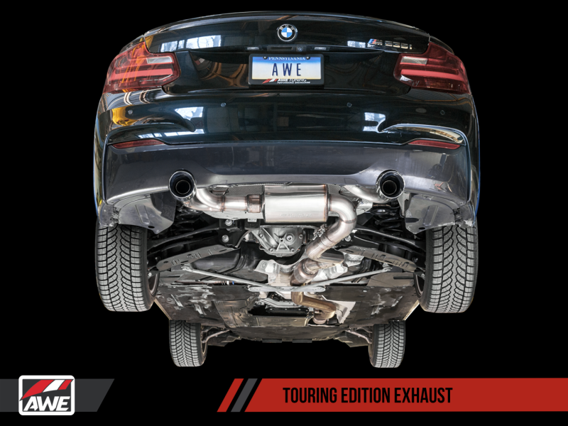 AWE Touring Edition Axle Back Exhaust for BMW F22 M240I / M235I