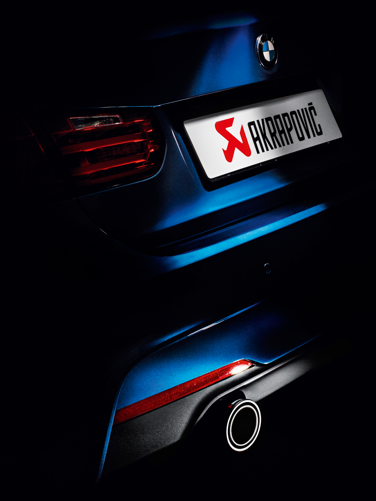 Akrapovic 12-15 BMW 335i (F30 F31) Cat Back Exhaust w/ Carbon Tips