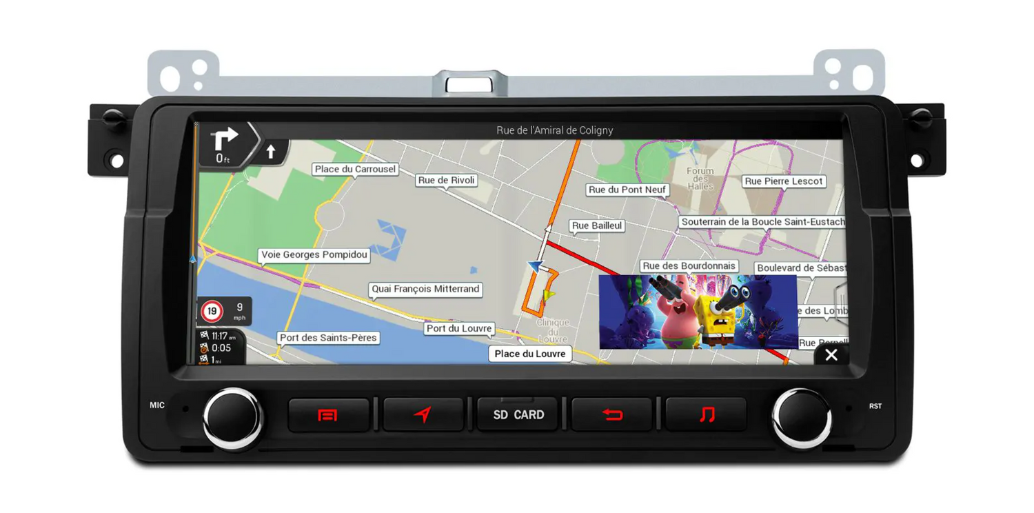 Xtrons 8.8'' Head Unit Display Upgrade For BMW 3 series/M3 E46 1998-2006 | 4GB RAM & 64GB ROM