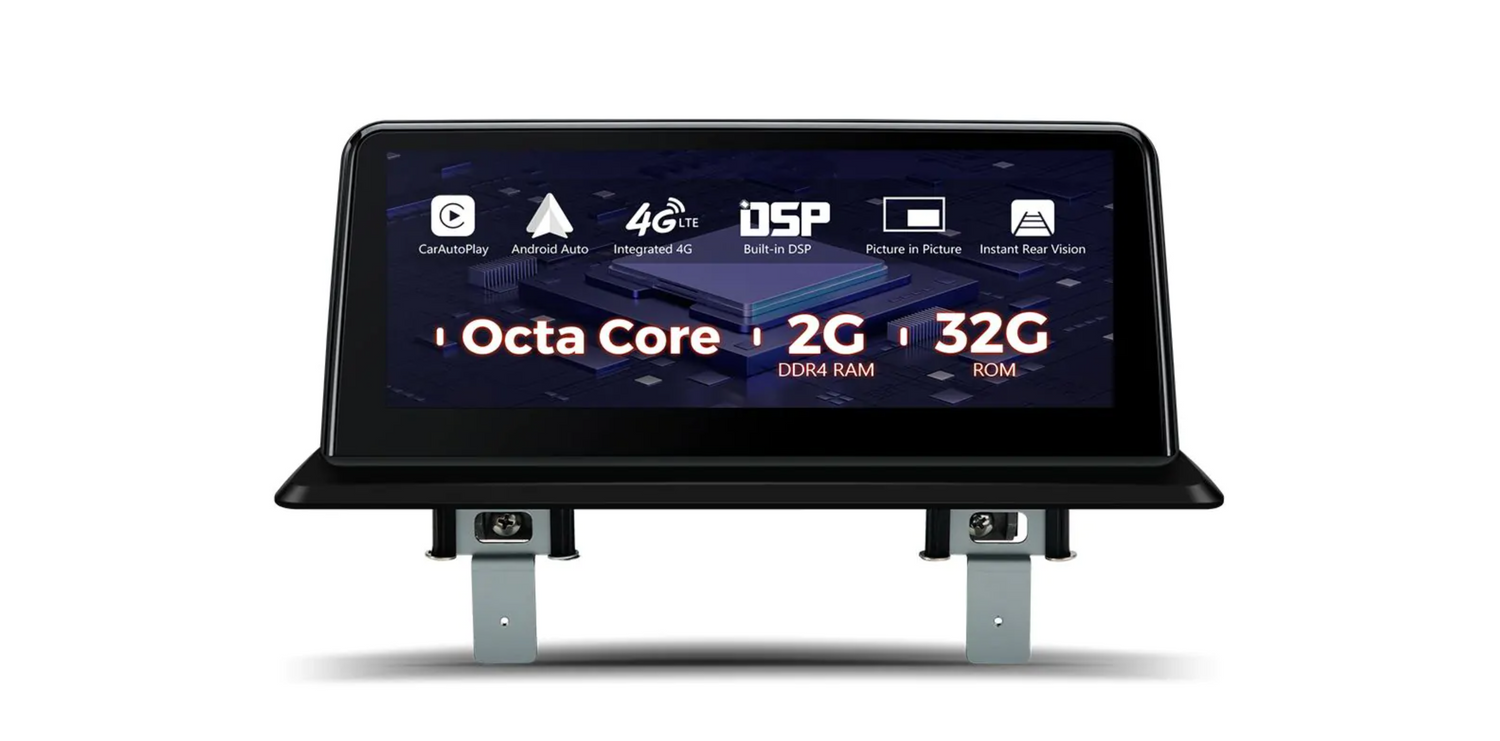 Xtrons 10.25" Head Unit Display Upgrade For BMW 1 Series E8X 2006-2012 (CCC) | 2GB RAM & 64GB ROM