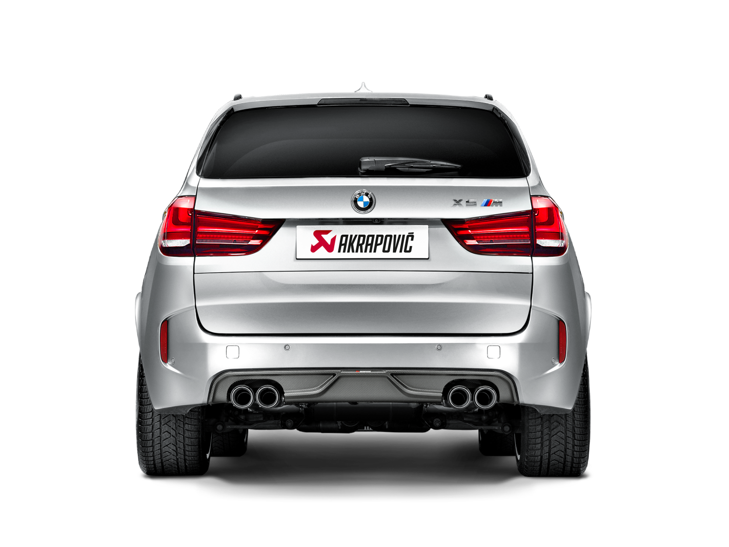 Akrapovic 15-17 BMW X5M (F85) Cat Back Exhaust w/ Carbon Tips