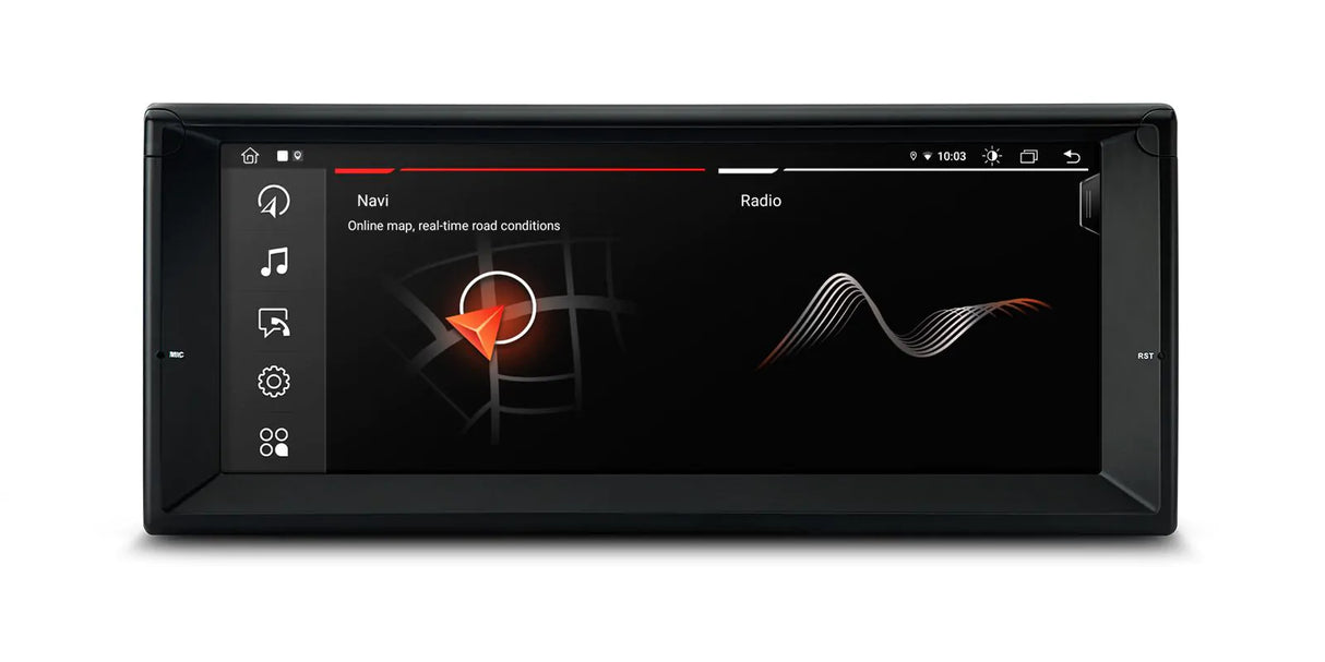 Xtrons 10.25" Head Unit Display Upgrade For BMW 5 Series E39 1997-2003 & BMW 7 Series E38 1996-2002 | 4GB RAM & 64GB ROM