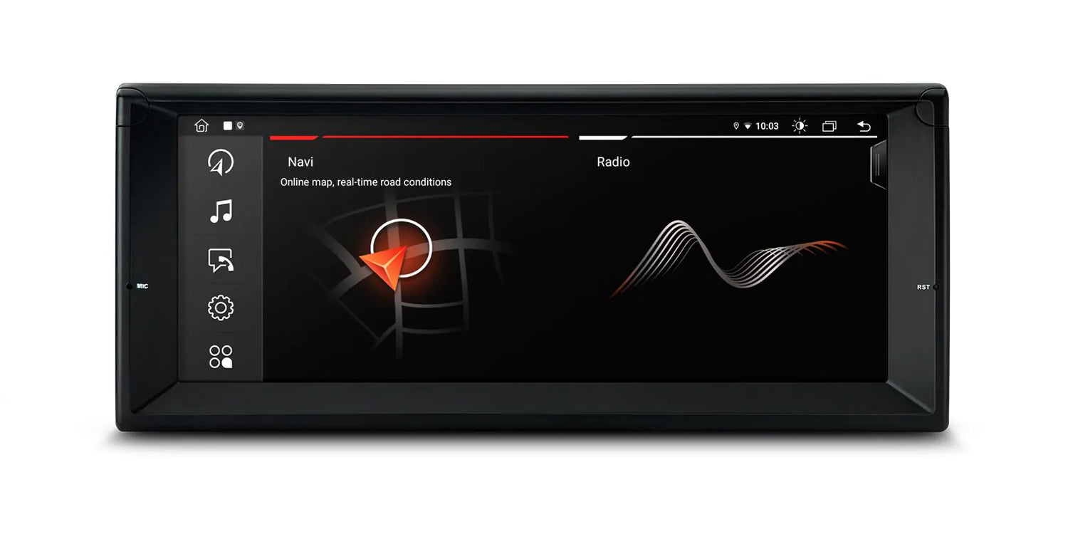 Xtrons 10.25" Head Unit Display Upgrade For BMW 5 Series E39 1997-2003 & BMW 7 Series E38 1996-2002 | 4GB RAM & 64GB ROM