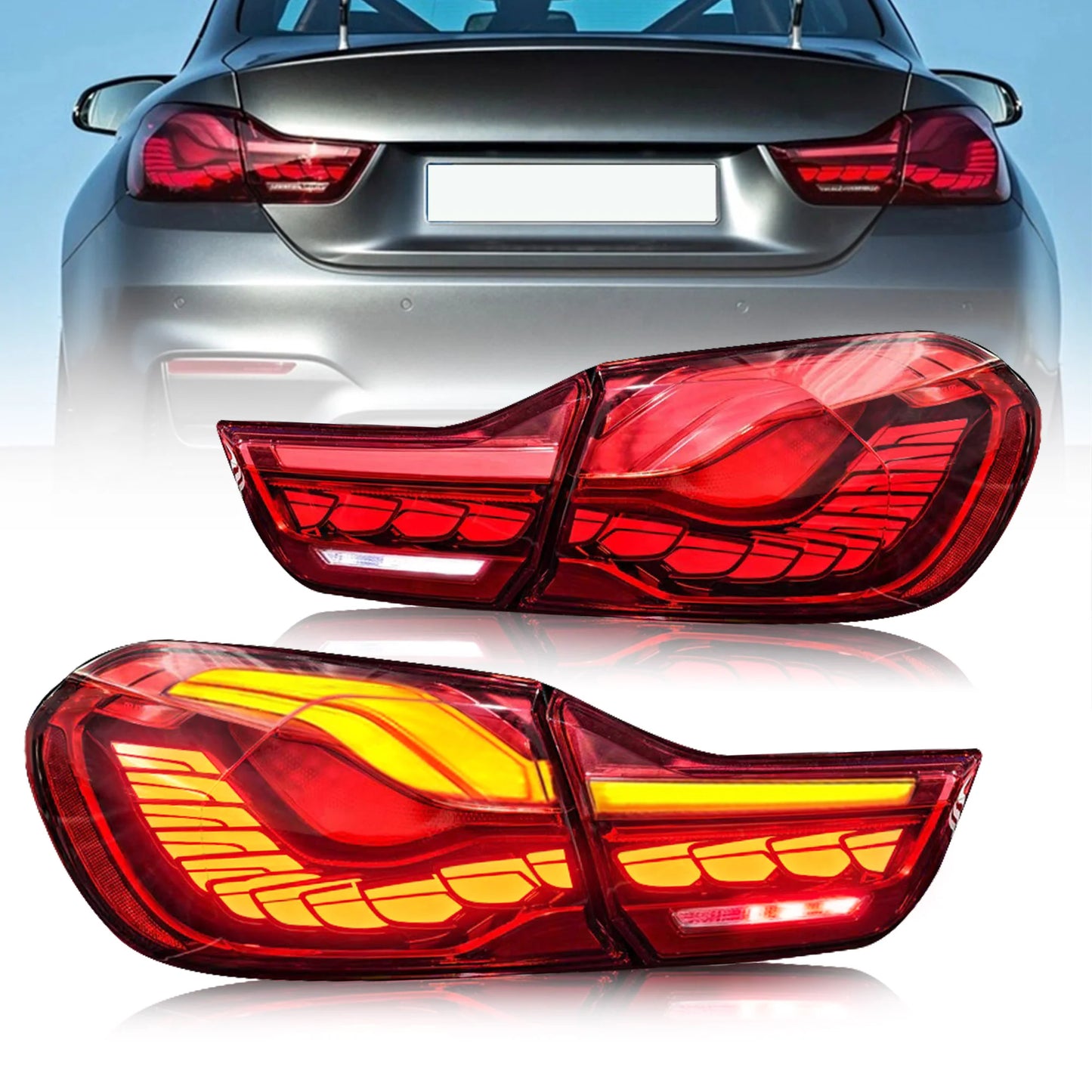 VLAND OLED Tail lights for BMW M4 F82 F83 F32 F33 F36 2014-2020