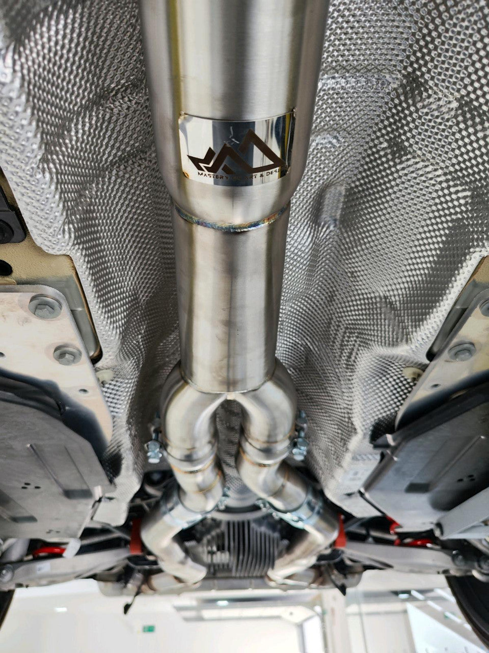 MAD BMW G8x M3 M4 S58 Single Midpipe (Brace Included)