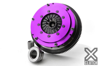 XCLUTCH STAGE 5 Twin Solid Ceramic 8" Clutch Kit For 09-11 N54 BMW 135i/335i/Z4 (6 Bolt)
