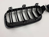 High Gloss Black Double Slat M3 Style Kidney Grilles BMW F30 F31