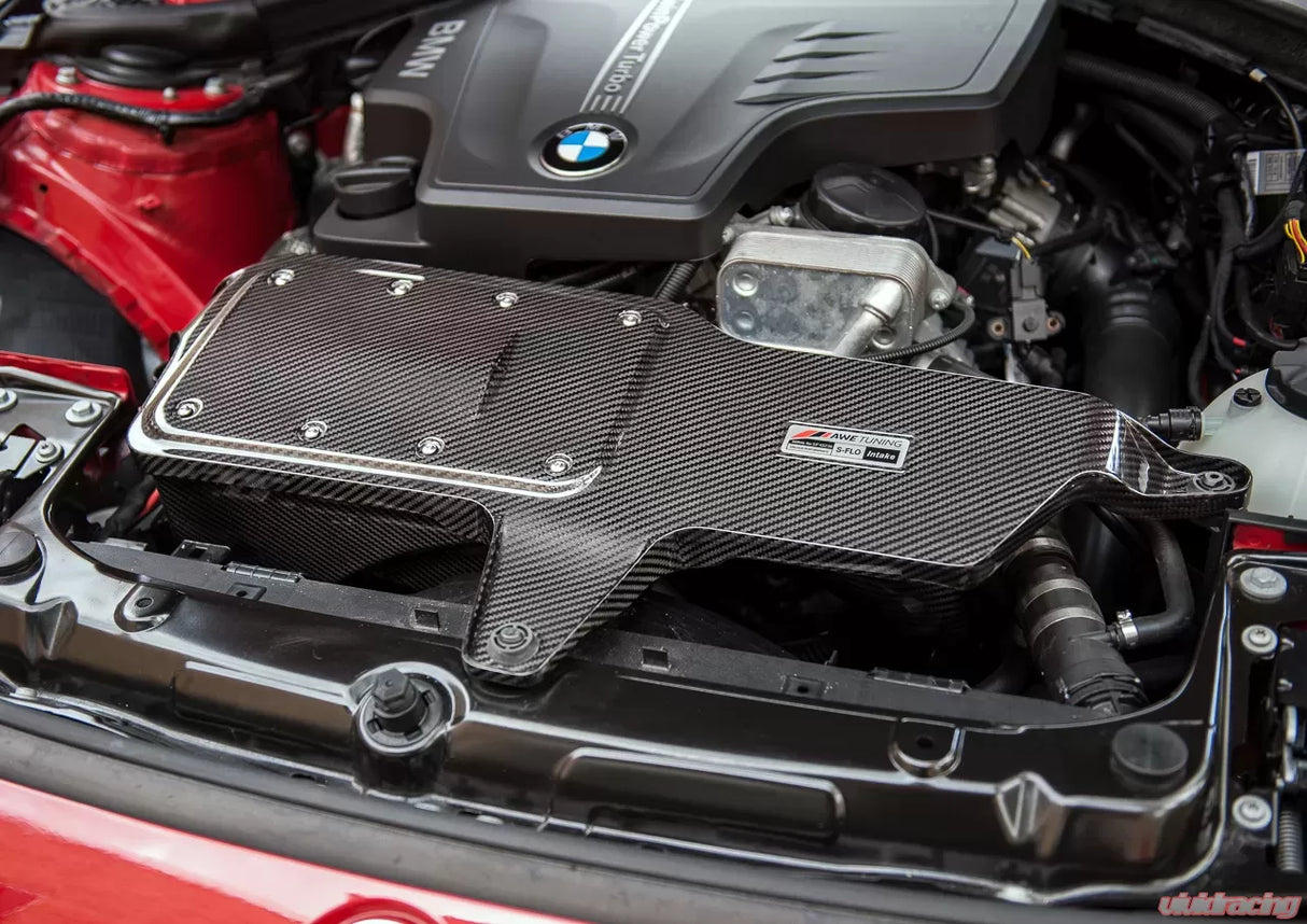 AWE S-FLO Carbon Intake for BMW 228i/320i/328i/428i BMW 228i|320i|328i|320i xDrive|428i|428i xDrive|220i|428i Gran Coupe|428i xDrive Gran Coupe|228i xDrive|328i xDrive 2012-2018