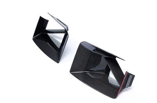 M Performance Style Carbon Front Air Inlet Cover Trims for BMW G87 M2