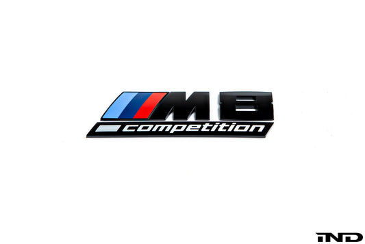 Competition Trunk Emblem for BMW F92 M8- Gloss Black