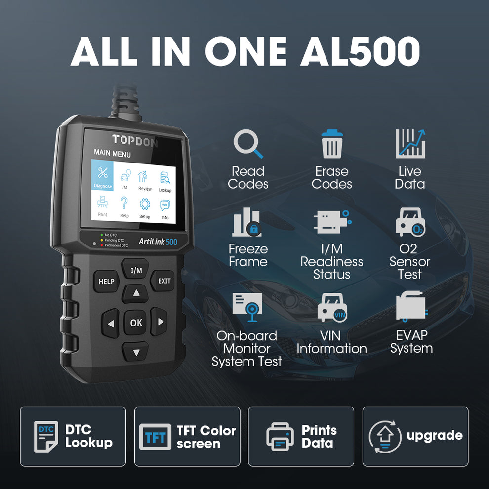 TOPDON ArtiLink500 Diagnostic Code Reader