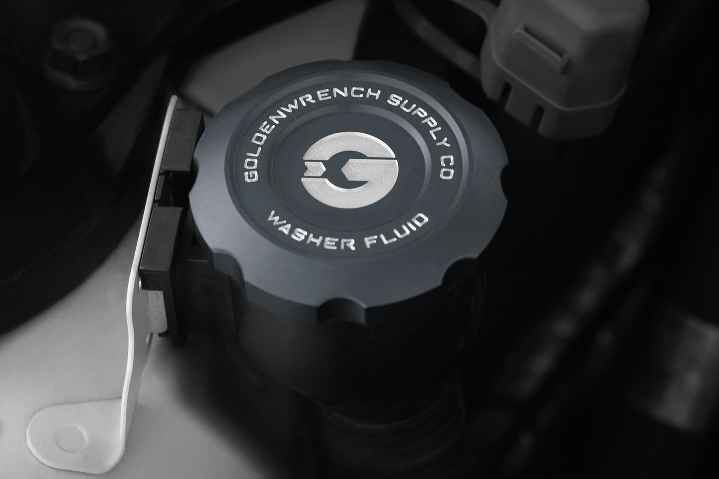 Blackline Performance Washer Fluid Cap for BMW E9X 3 Series