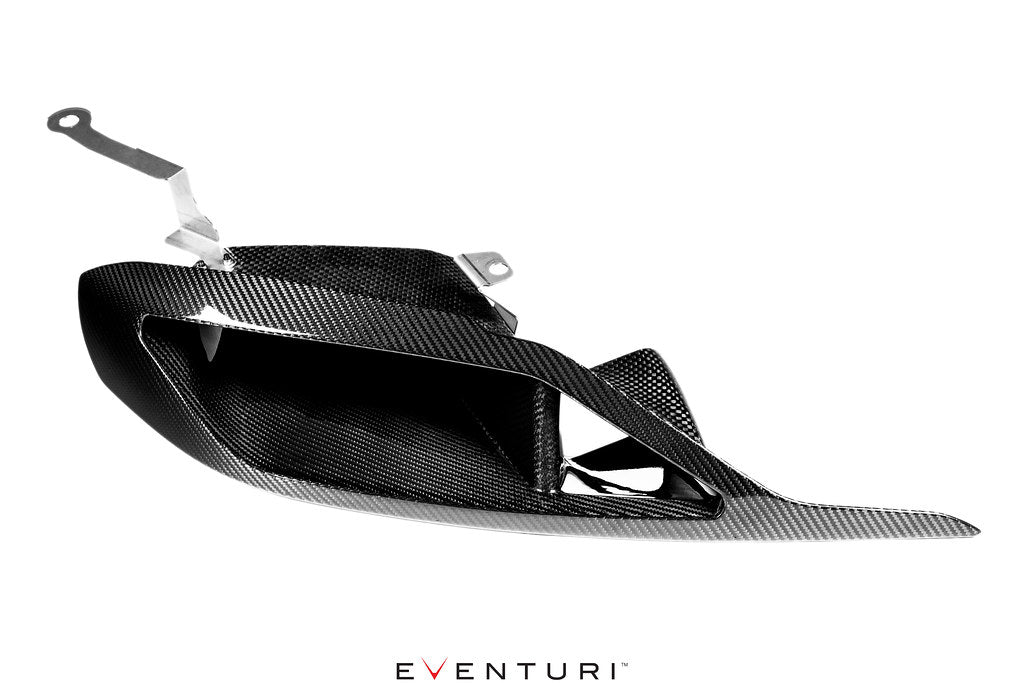 Eventuri Black Carbon Headlamp Race Duct for Toyota A90 Supra