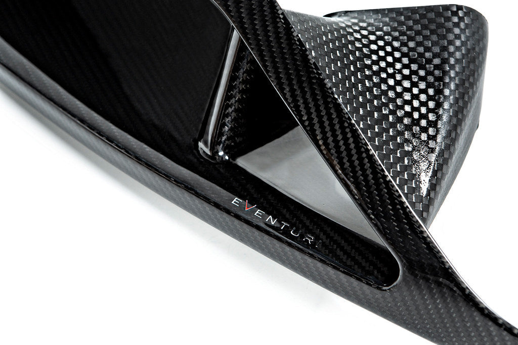 Eventuri Black Carbon Headlamp Race Duct for Toyota A90 Supra