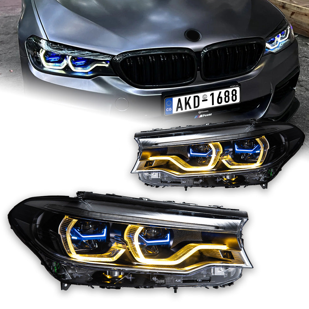 BMW G30 5-Series & F90 M5 IKON Style Headlights – Vehicle Virals Store