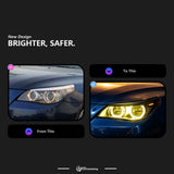 BMW E60 5 Series/M5 "F10 LED Style" Headlights