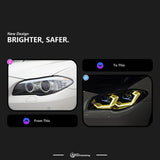 BMW F10 5 Series/M5 "G22 Style" Headlights