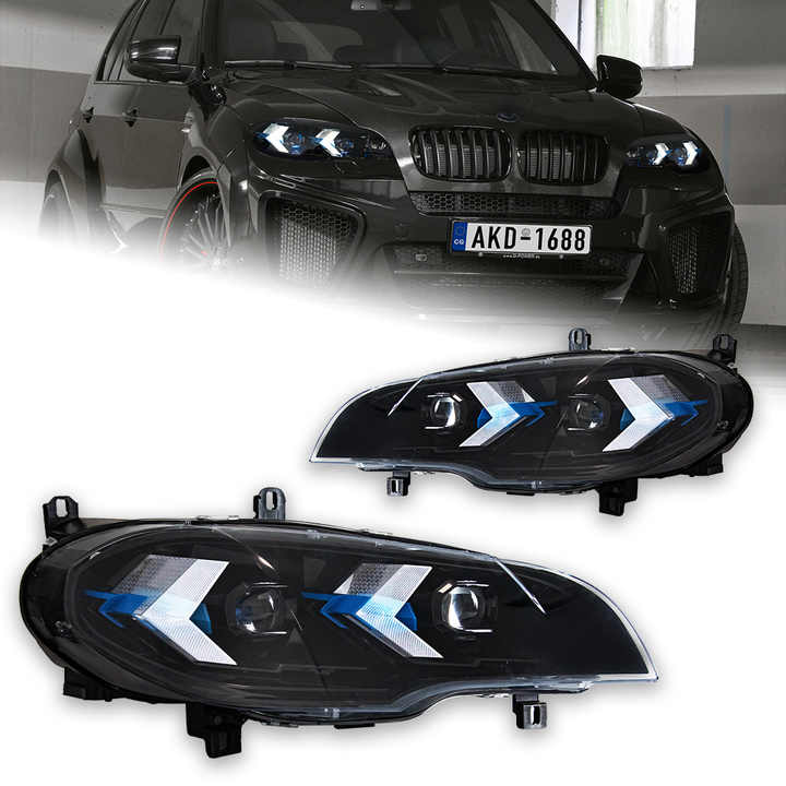 BMW E70 X5 G05 LCI Style Headlights