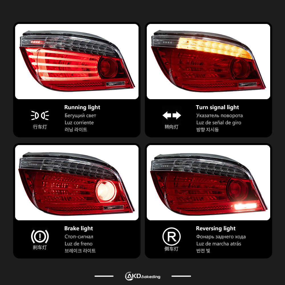 LED OEM Style Tail Lights for 5 Series E60/M5
