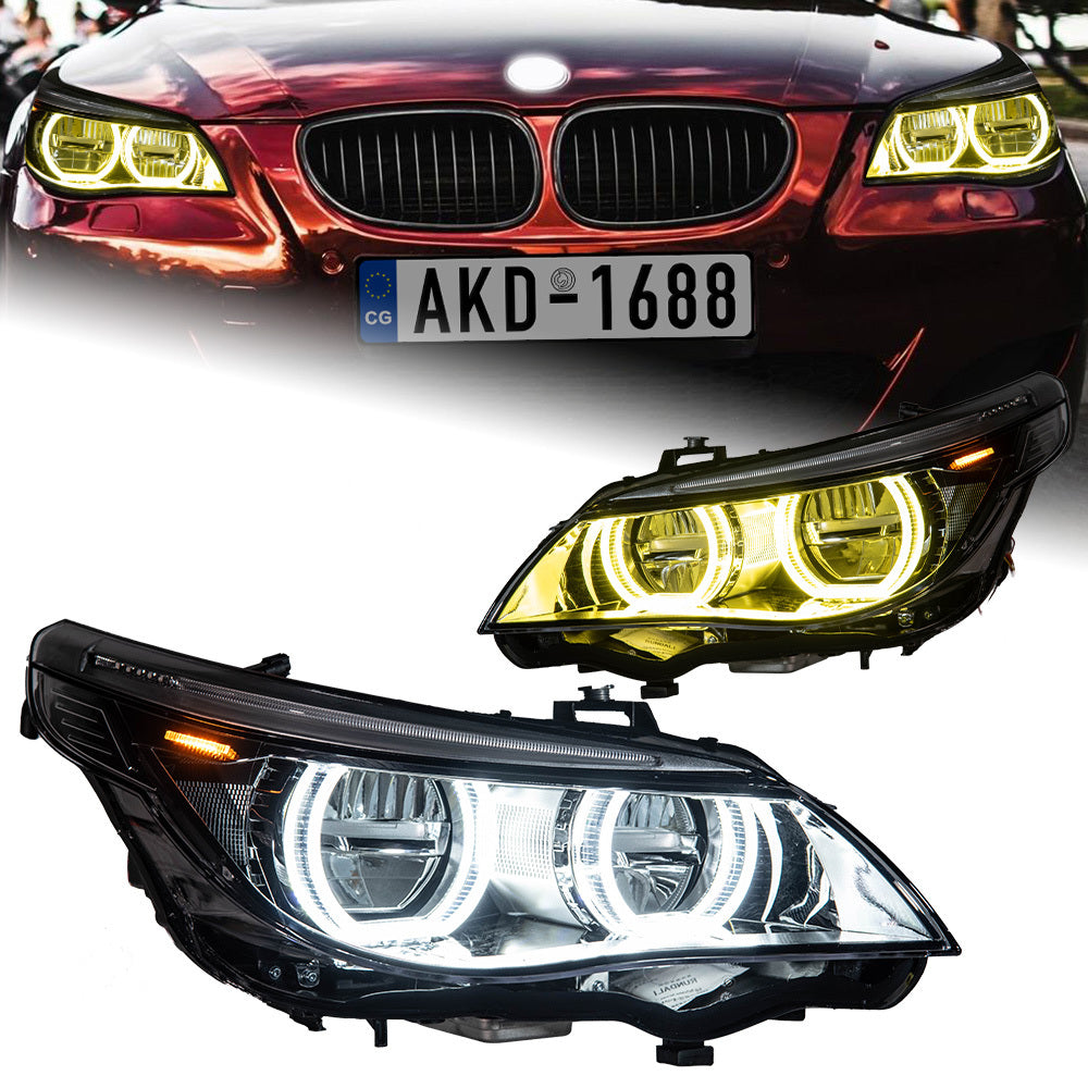 BMW E60 5 Series/M5 "F10 LED Style" Headlights