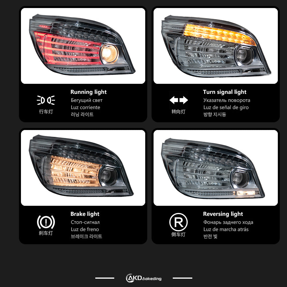 LED OEM Style Tail Lights for 5 Series E60/M5