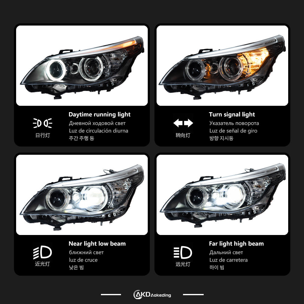 BMW E60 5 Series/M5 "OEM Style" Headlights