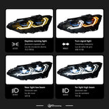 BMW 4-Series & M3/M4 "Pre-LCI Laser-Style" Headlights G22 G23 G26 G80 G82 G83