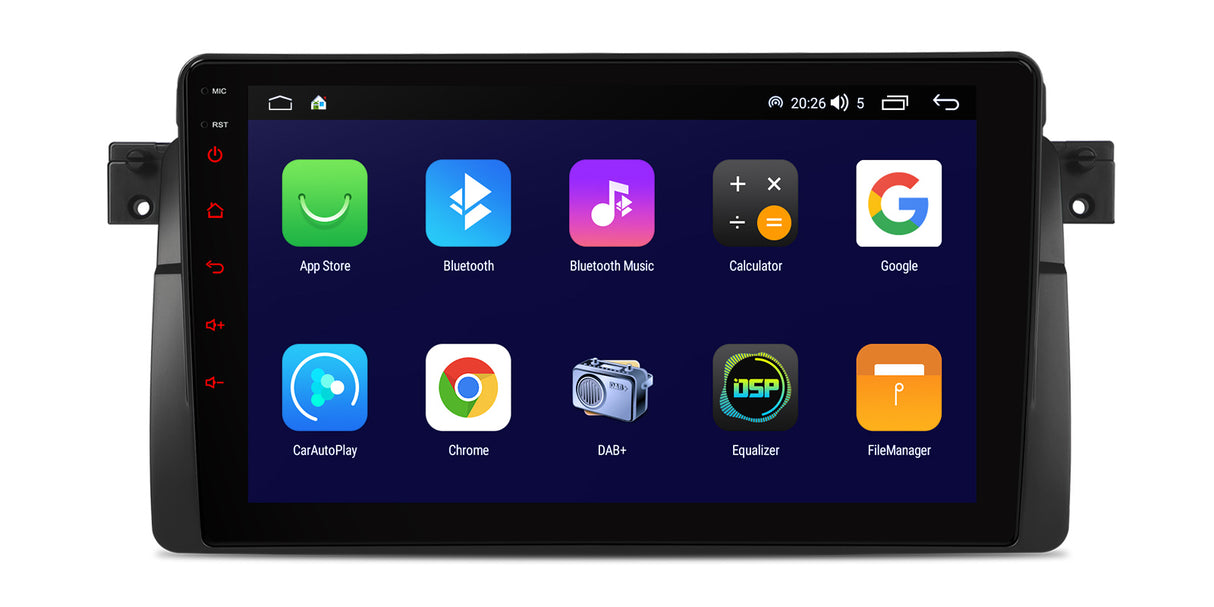 Xtrons 9'' Head Unit Display Upgrade For BMW 3 Series E46/M3 1998-2006 | 4GB RAM & 64GB ROM